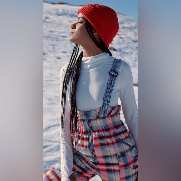 Free People All Prepped Printed Bib/size XS new - Picture 6 of 10